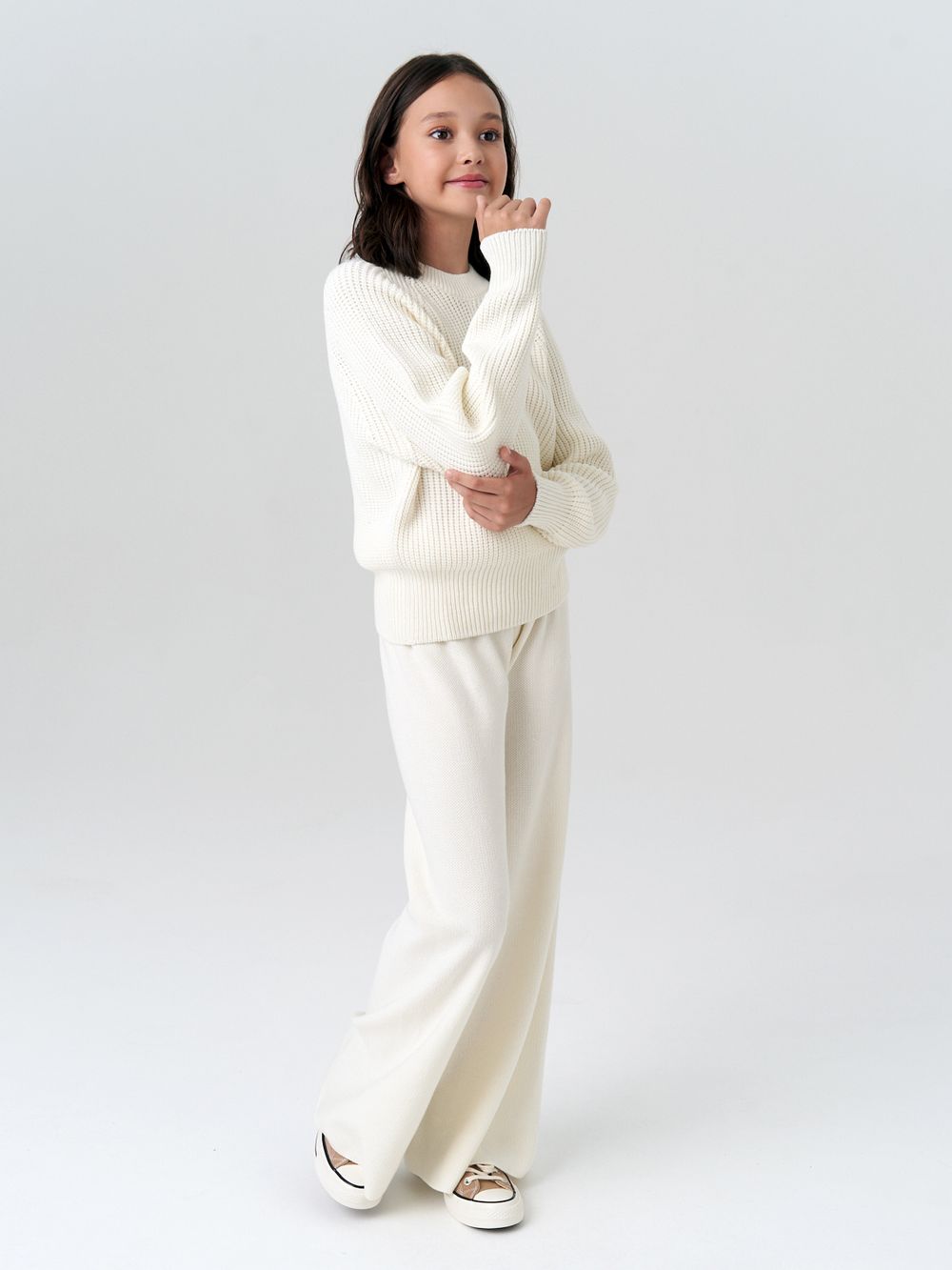 Джемпер для девочки AT1001 молочный