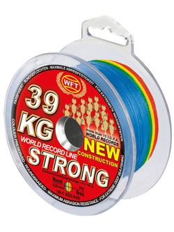 Леска плетёная WFT KG STRONG Multicolor 600 м, 0.25 мм