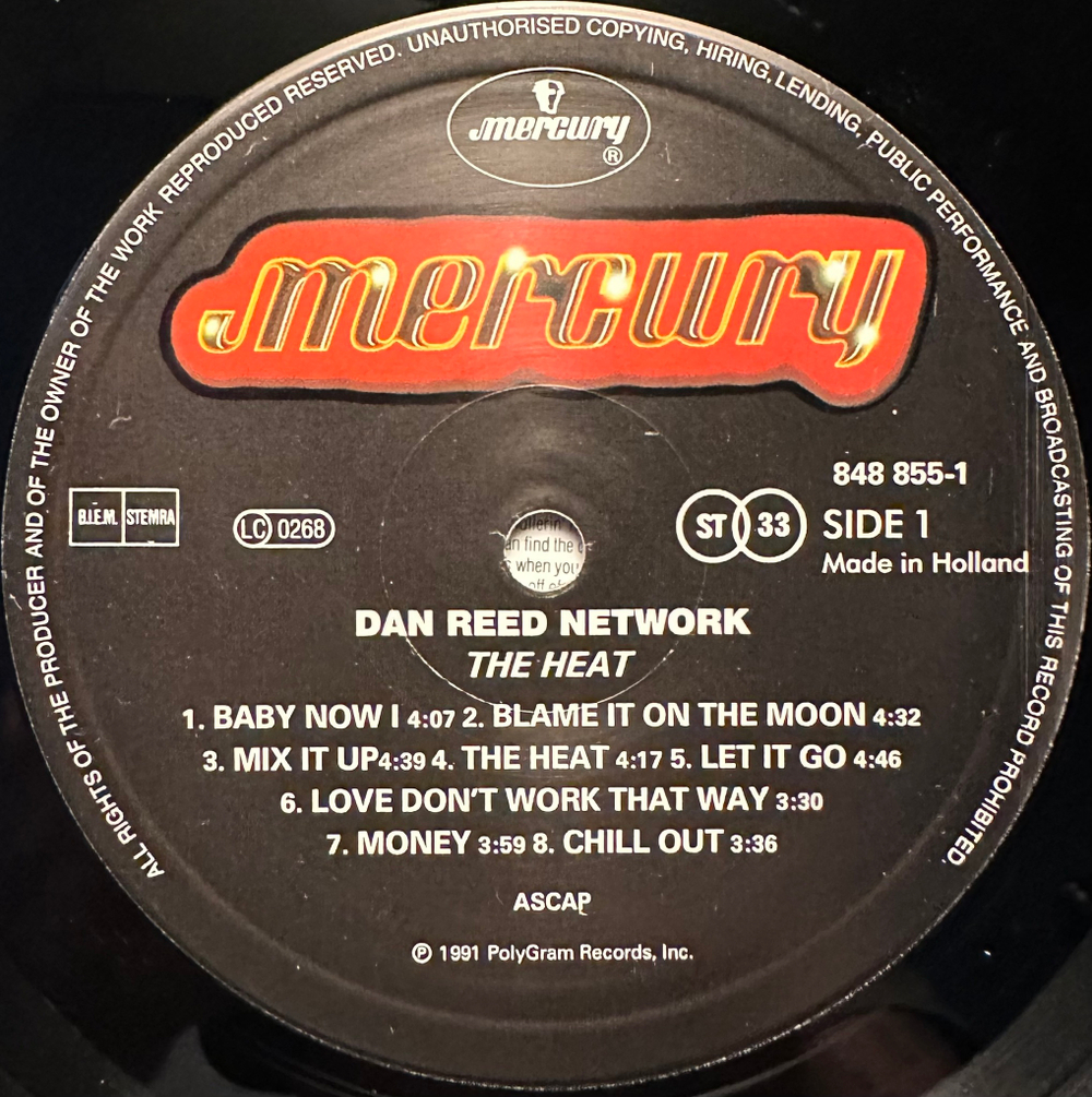 Dan Reed Network - The Heat (Голландия 1991г.)