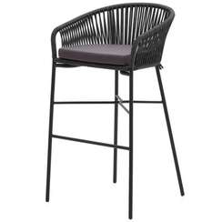 Барный стул Yanet 80 см, черный
