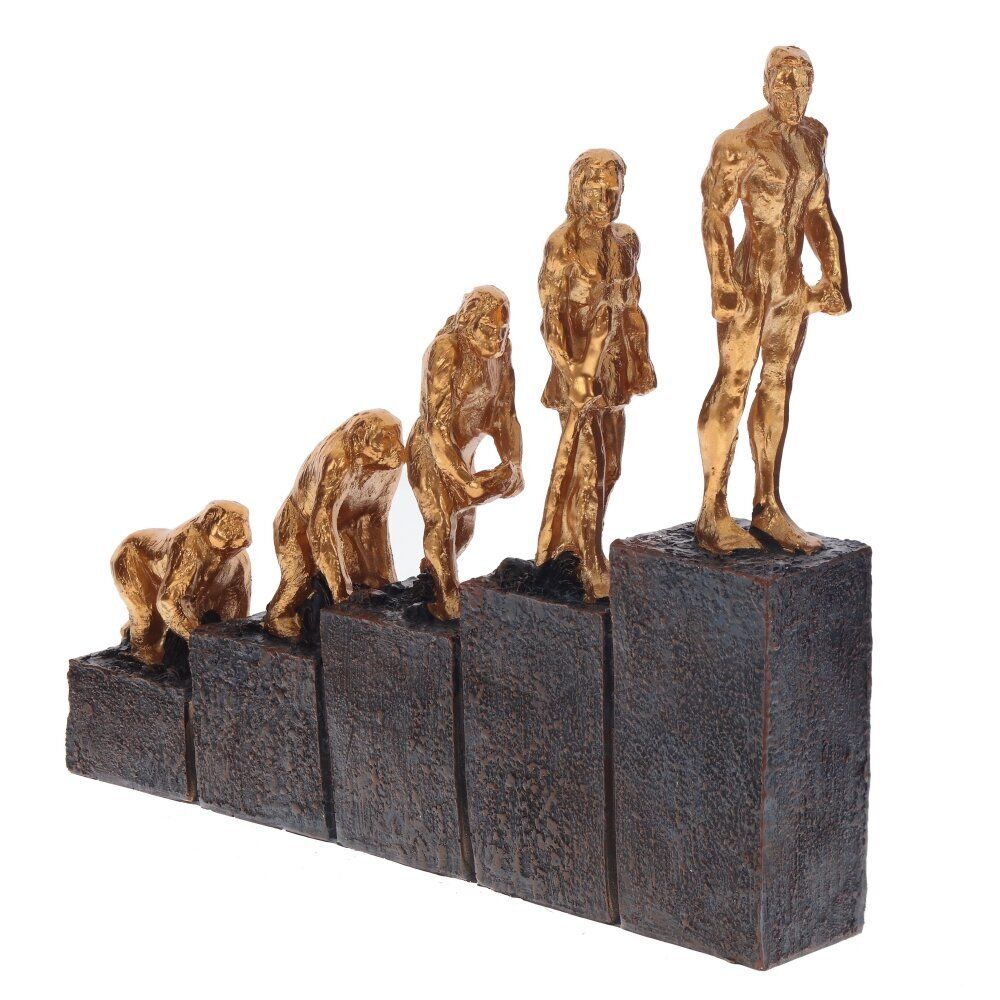 GAEM Фигурка декоративная "Эволюция человека", L21,5 W3,5 H19,5 см