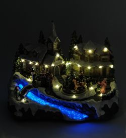 XM-750 Новогодняя миниатюра с подсветко