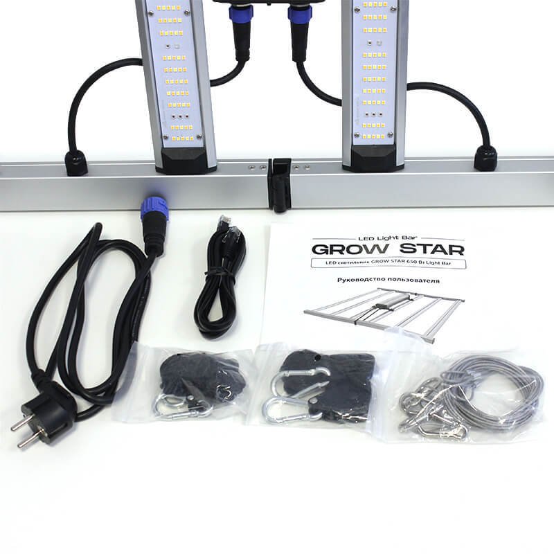 Светильник светодиодный  GROW STAR Light Bar 650W, полный комплект