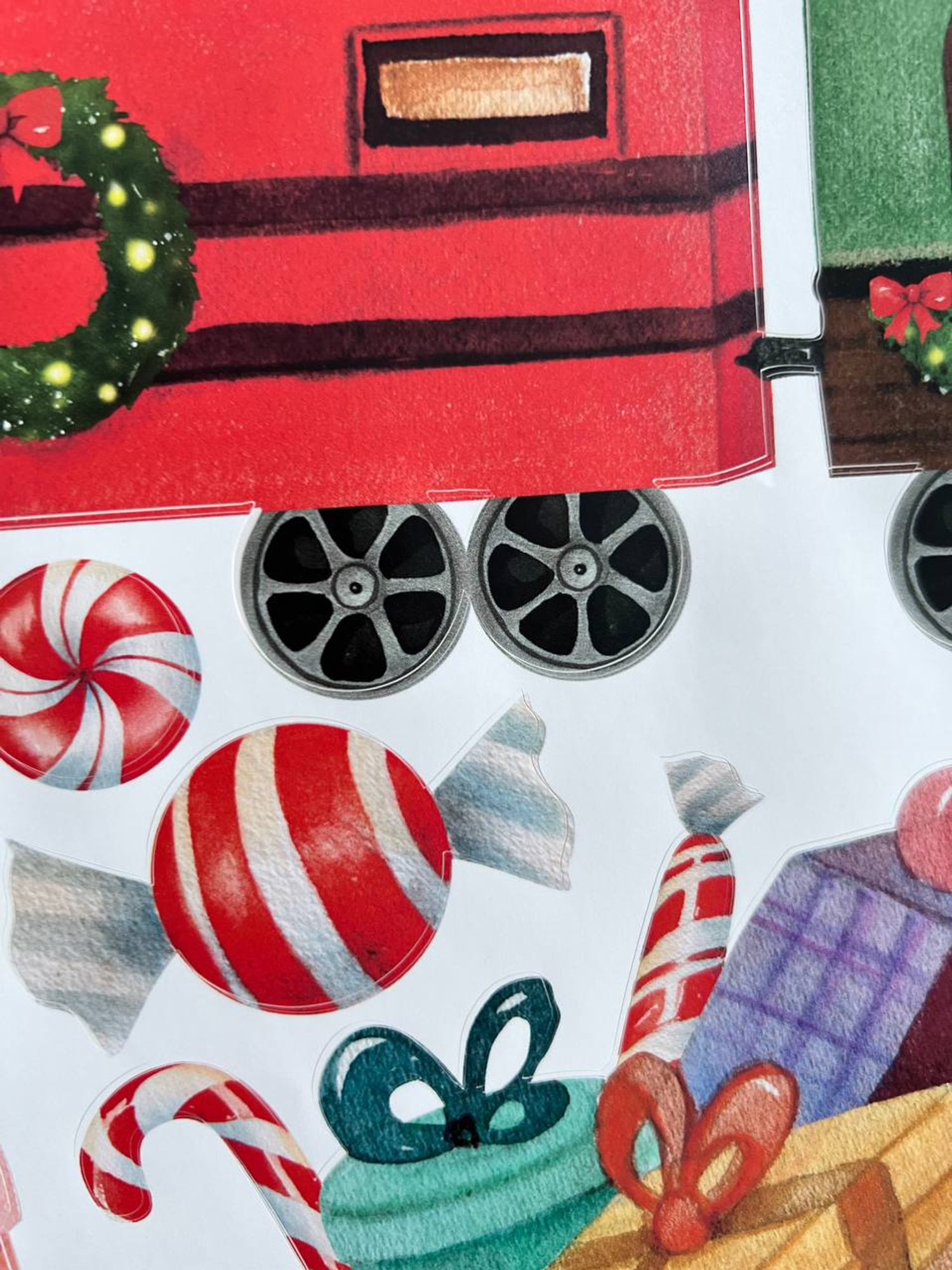 Поезд. уценка. ( двойной рез вокруг некоторых элементов + небольшой контур )