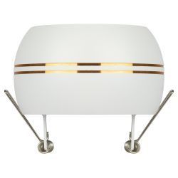 Светильник встраиваемый ЭРА KL81 WH/GD под лампу GX53 белый/золото | Встраиваемые светильники Для ламп GX53