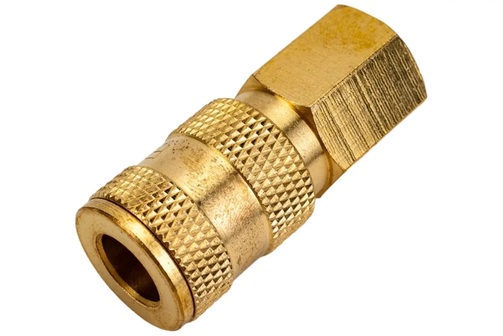 Быстроразъем RF-BSE1-3SF пневматический с клапаном, внутренняя резьба 3/8" (в пластиковом держателе) ROCKFORCE