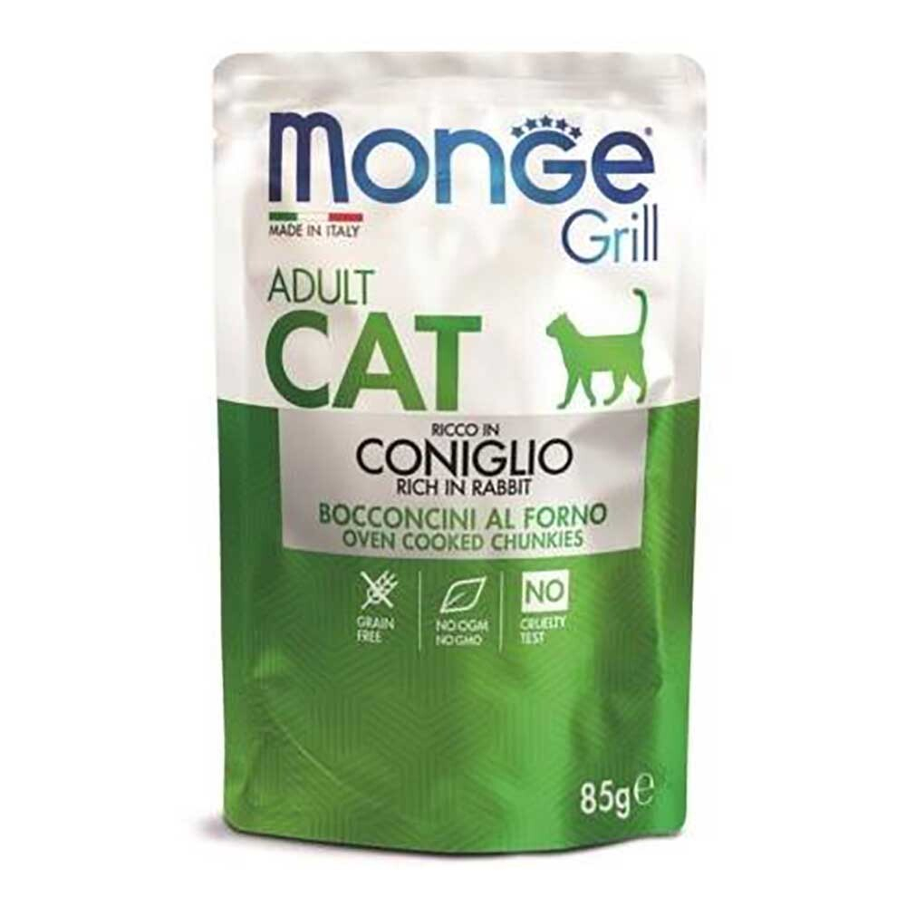 Monge Cat Grill Pouch (кролик итальянский) 85 г - консервы (пауч) для взрослых кошек