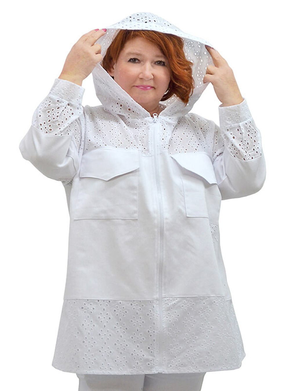 Ветровка-пыльник комбинированная Чайка