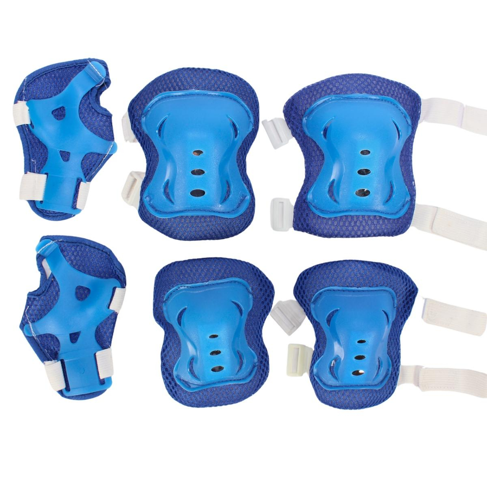 Защита : наколенники+налокотники+на кисти рук, в сетке, 4 цвета микс, с-30824