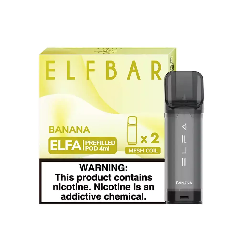 Elf Bar Elfa Pod - Banana (x2, 5% nic)