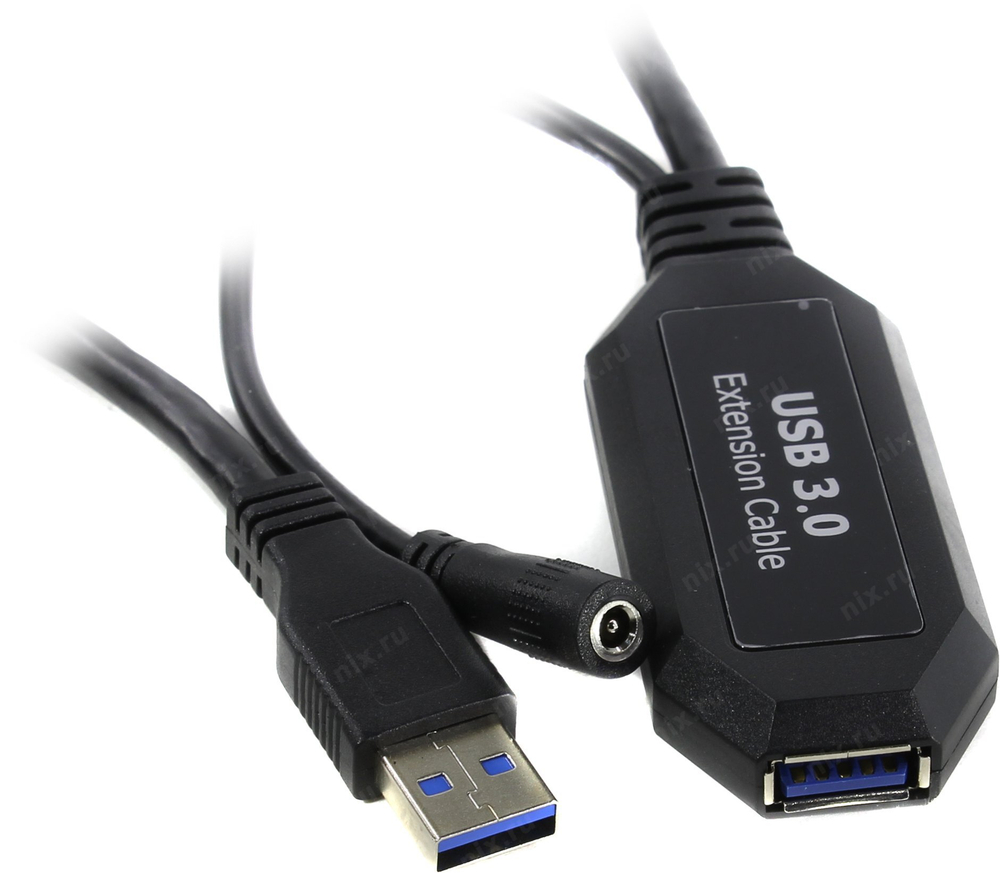 VCOM &lt; CU827-10м&gt; Кабель удлинительный активный USB 3.0-repeater A--&gt;A 10м