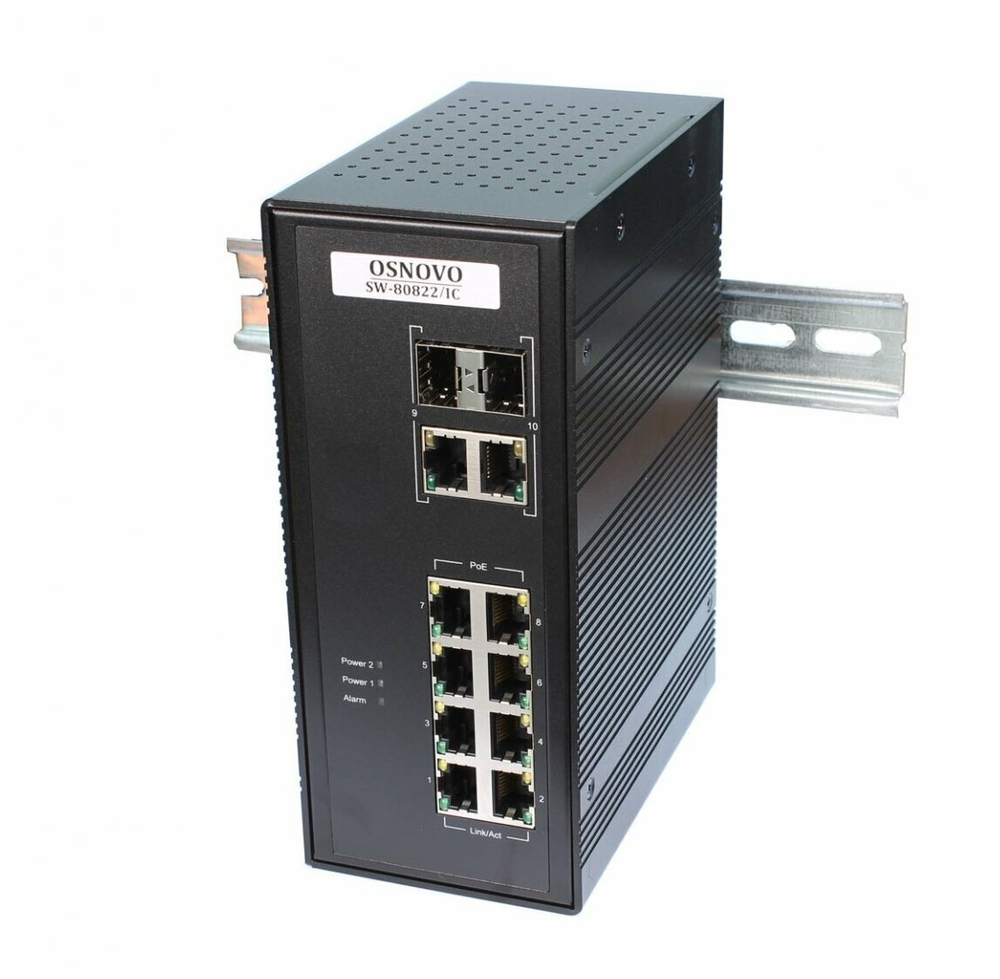 Коммутатор OSNOVO SW-80822/IC