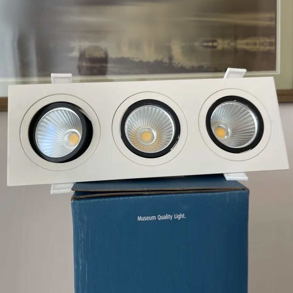 Светильник светодиодный встраиваемый NEPHELLINE LED NL-2 2х5W (10W) 3000К тёплый белый, 2 года гарантии