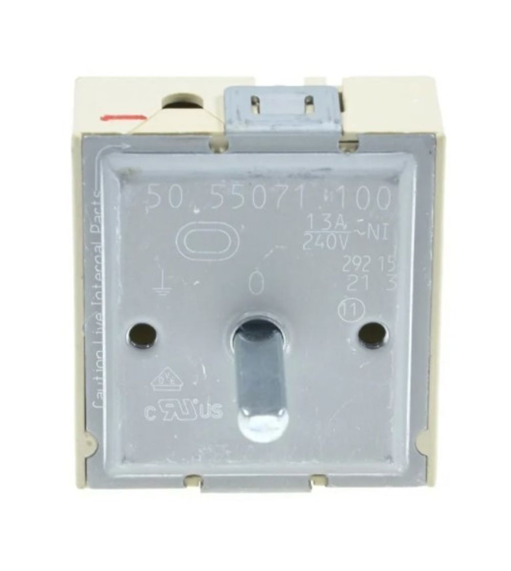 Переключатель EGO 50.55071.100 мощности стеклокерамической конфорки EGO 50.47011.600, 50.5021.120, 50.55021.120, 50.27071.060, 50.27021.600, 50.27011.580, 50.215046.009, 481227328265, 599595