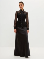 Черная юбка вискозная