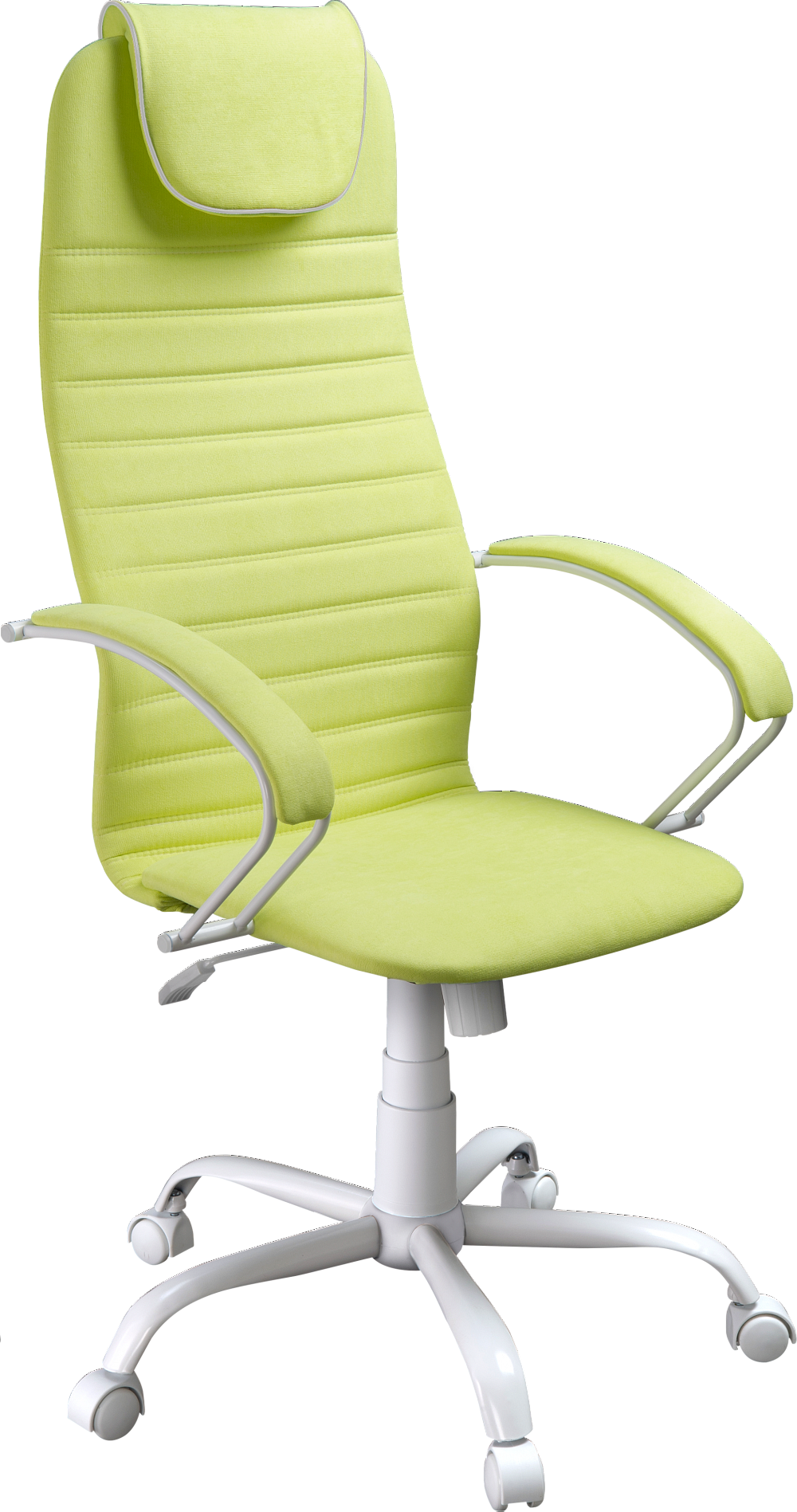 Кресло Бун, крестовина Альфа 700, белая, ткань Candy