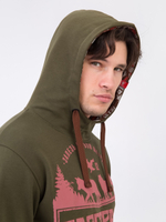 Худи Варгградъ мужское хаки «Залезь в свою шкуру» без начёса