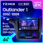 Teyes CC3 2K 9"для Mitsubishi Outlander 1, Airtrek 2002-2008