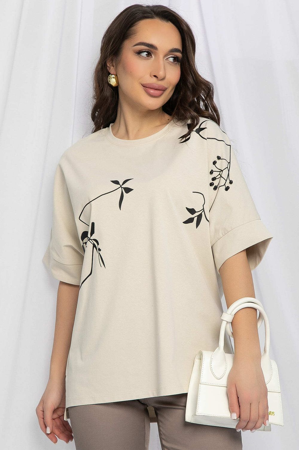 Блуза Ампир (бежевая) Б13169-20М LT Collection