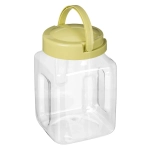 Емкость для хранения Verona квадратная 2л ПЭТ Салатовый (комплект 12 шт)