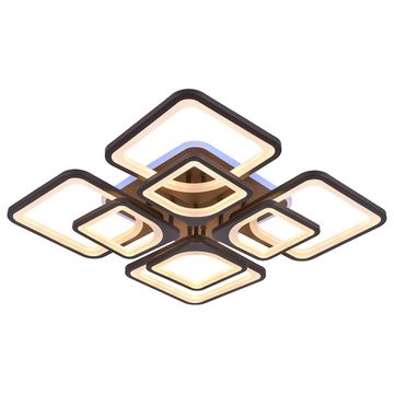 Потолочный светодиодный светильник 8057/4+4 COF 224W+10W RGB кофейный Profit Light