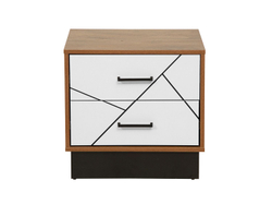 Тумба прикроватная Гамма 54.19 Таксония/Белый