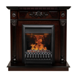 Электрокамин RealFlame Dacota AO античный дуб с очагом 3D Oregan