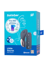 Бесшумный вибромассажер в трусики Little Secret черный