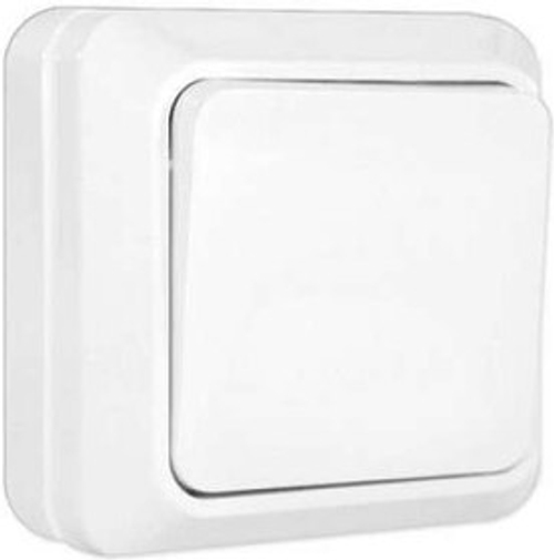 Выключатель 1-кл. ОП 10А IP20 белый