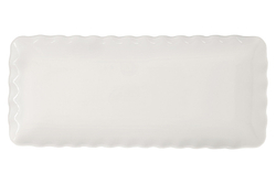 Блюдо 36х16см Onde белое Easy Life