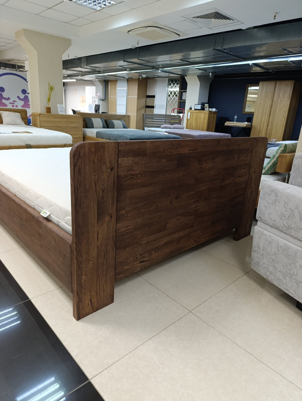 Кровать из массива дуба Piastre (под подъемный механизм)