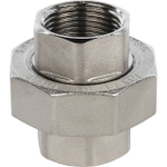 Соединение быстроразъемое (американка) STOUT SFT 0034 - 3/4" (ВР/ВР, латунь никелированная, металл по металлу)