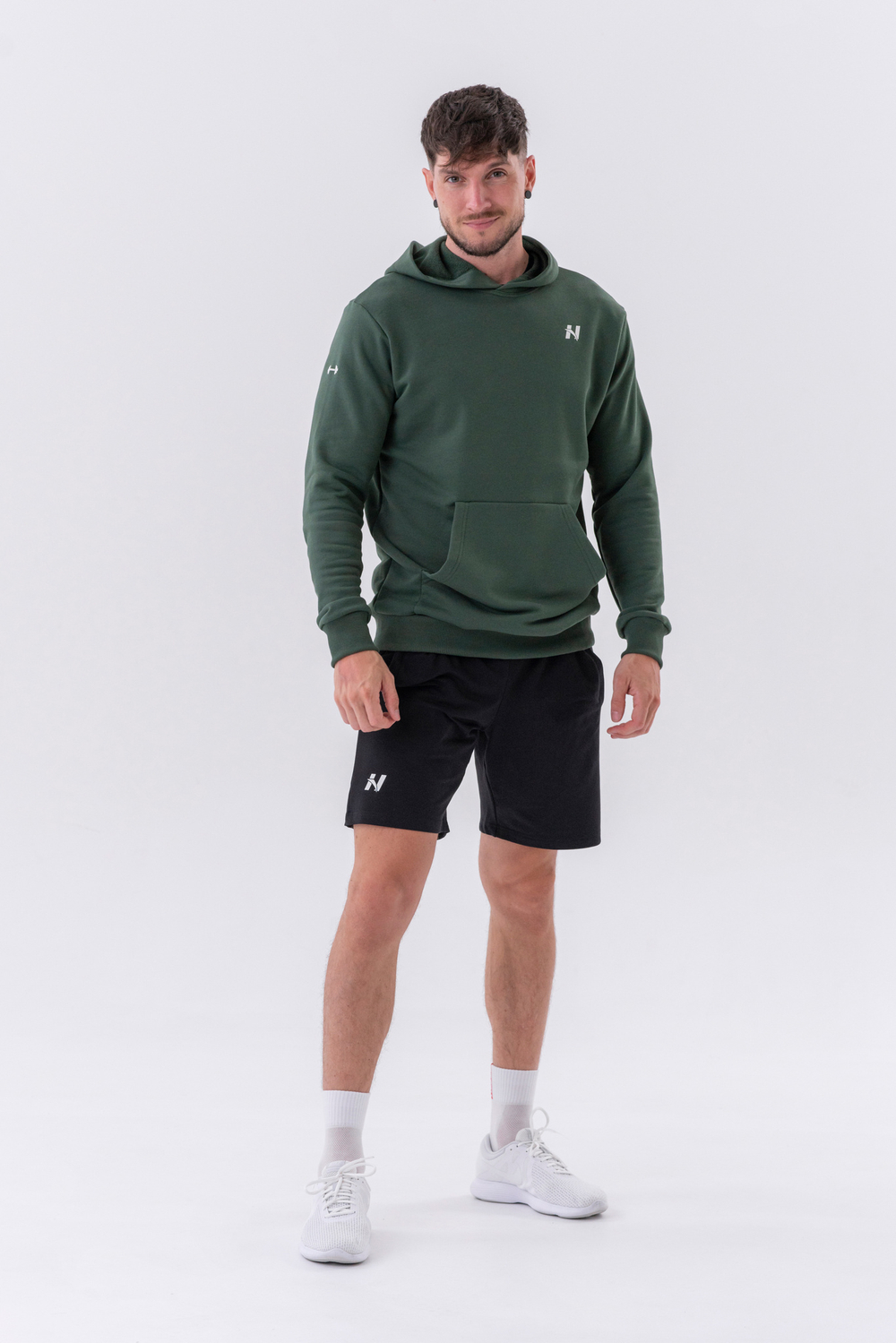 Худи Pull-over Hoodie with a Pouch Pocket 331 Зеленая