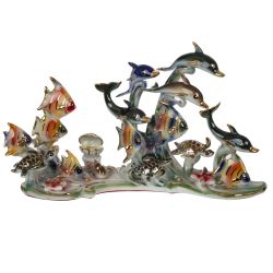 GAEM Фигурка декоративная "Морская композиция", L23 W9 H13 см, 4в.