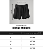 Спортивные шорты ULTIMATUM BOXING черные
