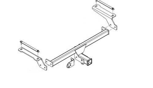 Фаркоп для Haval F7 квадрат (2019-) под американский квадрат, без шара в комплекте (без электрики) (паспорт и сертификат) AvtoS.HV03B