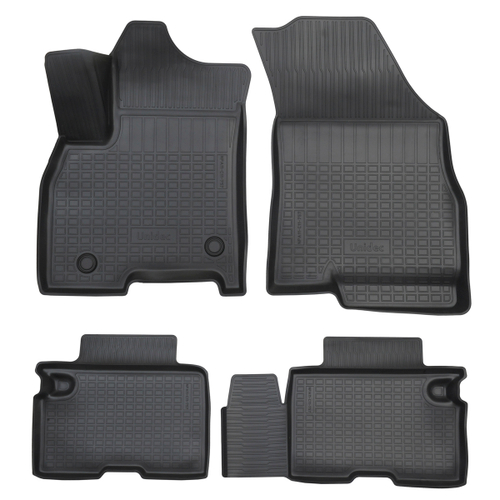 Ковры в салон Norplast/Unidec для Chery Tiggo 8 Pro MAX FL (2023-) 1,2 ряд,Черный, арт.NPA11-C11-757