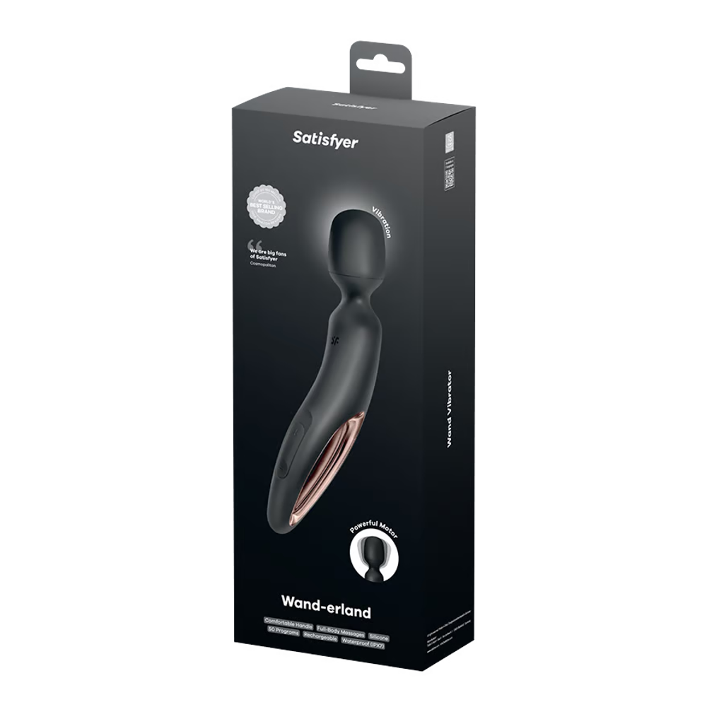 Вибромассажер для тела Satisfyer Wand-erland Woman, черный