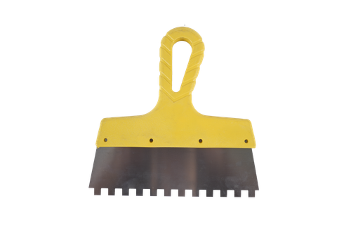 ШПАТЕЛЬ АКОР ЗУБЧАТЫЙ НЕРЖ С АНТИКОРР/ПОКРЫТИЕМ 8Х8ММ 200ММ