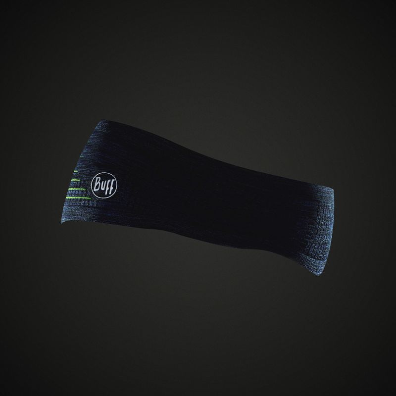 Повязка спортивная светоотражающая Buff Headband Dryflx Deep Blue Фото 3