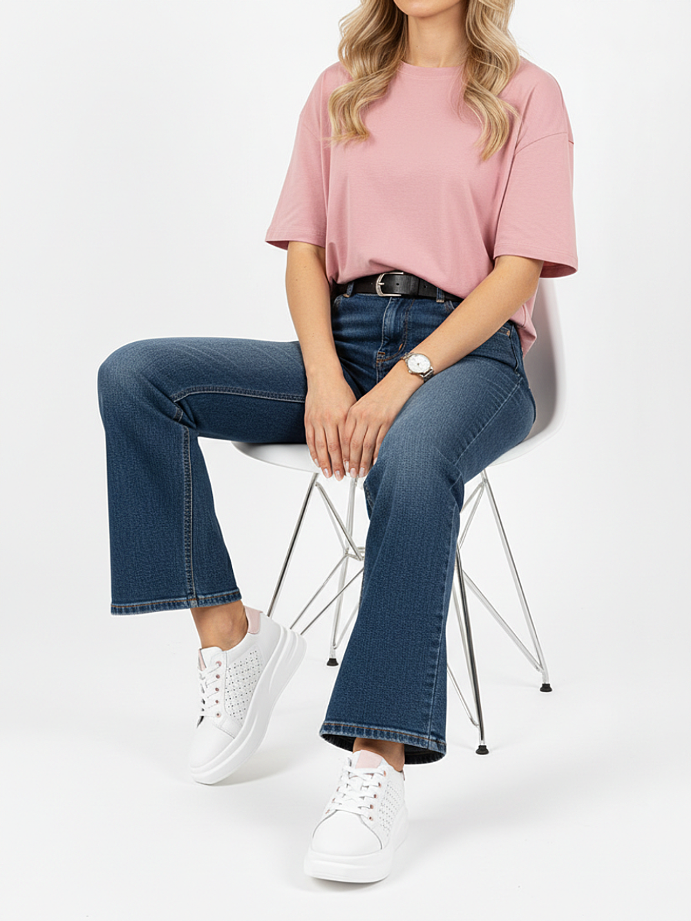 Кроссовки женские летние натуральная кожа