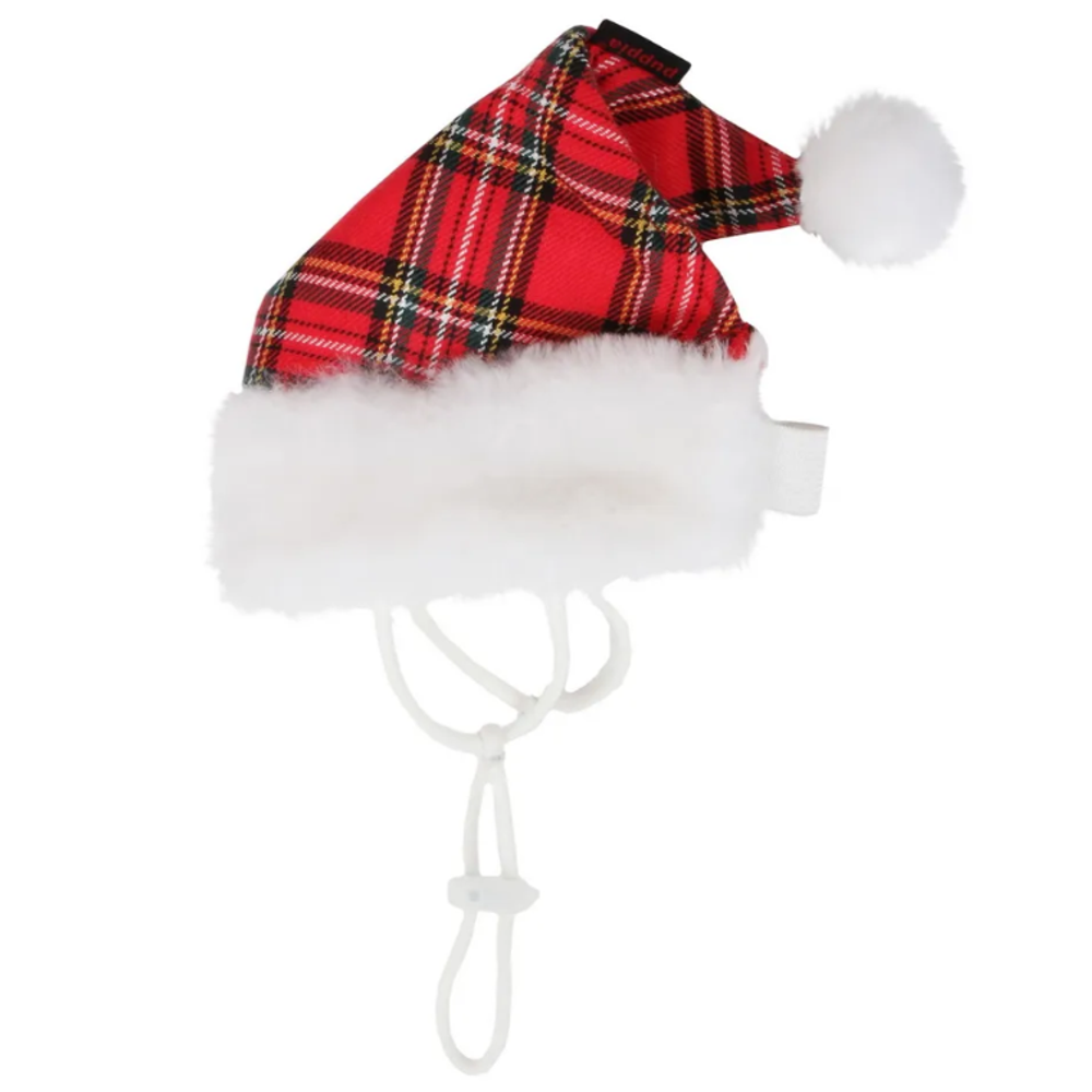 Puppia колпак для собак новогодний "santa", красная клетка, xl