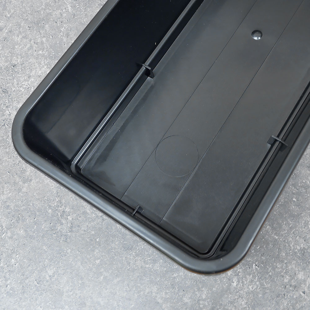 Лоток для рассады №2, 200*500*120мм, черный