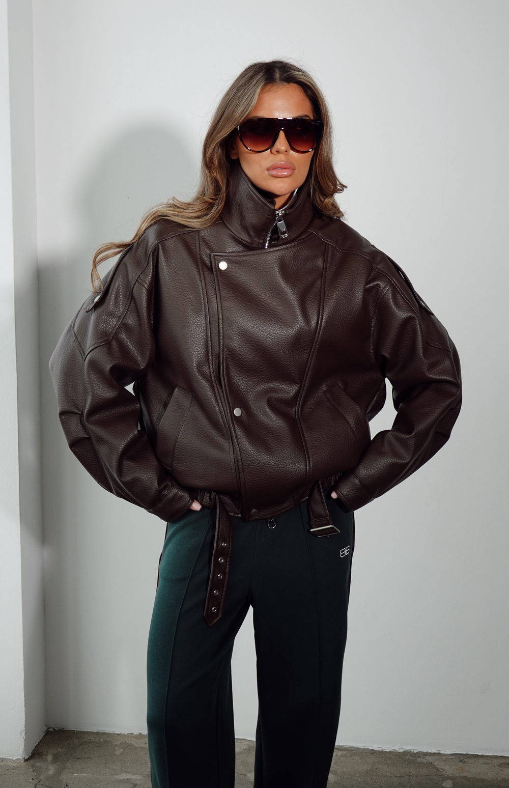 Куртка демисезонная из экокожи