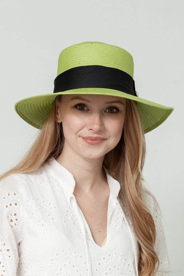 S09-1 Шляпа Kar. (Коралл / 56-57 / 30х30х6 / Соломка / 0.3)
