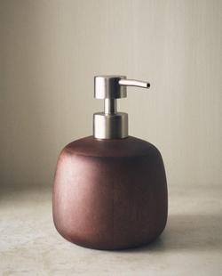 ZARA HOME ДЕРЕВЯННЫЙ ДОЗАТОР МЫЛА, СВЕТЛО-БЕЖЕВЫЙ