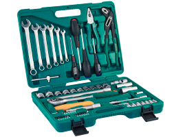 S04H52460S Набор инструмента универсальный 1/4", 1/2"DR, 60 предметов