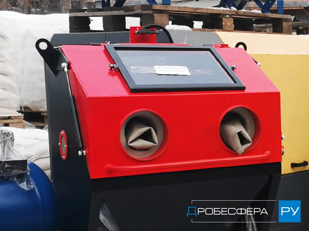 Пескоструйная камера PST КСО-60-Н-ФВ-М с фронтальной загрузкой