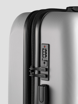 Чемодан Bonle размер L Серебристый