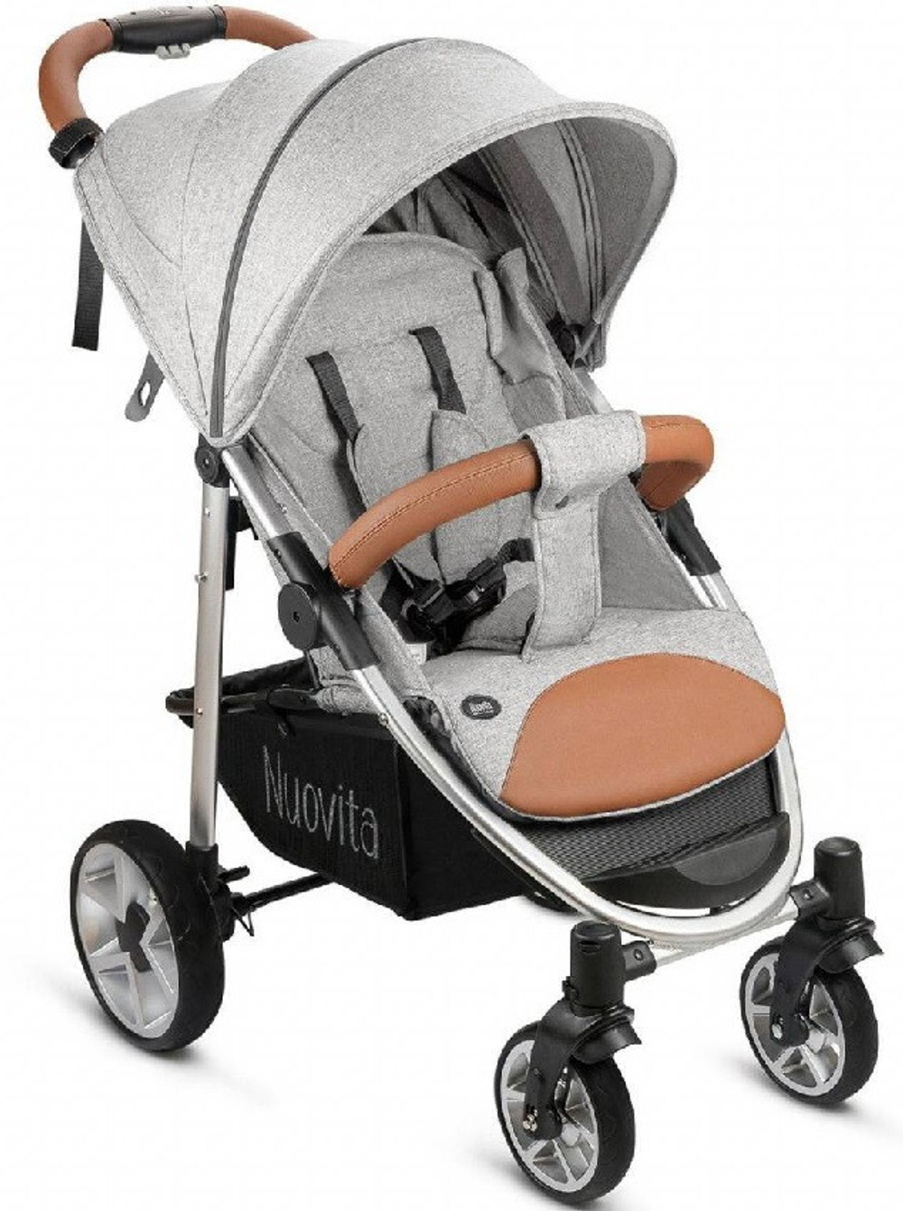 Прогулочная коляска Nuovita Corso Grigio, Argento  / Серый, Серебристый
